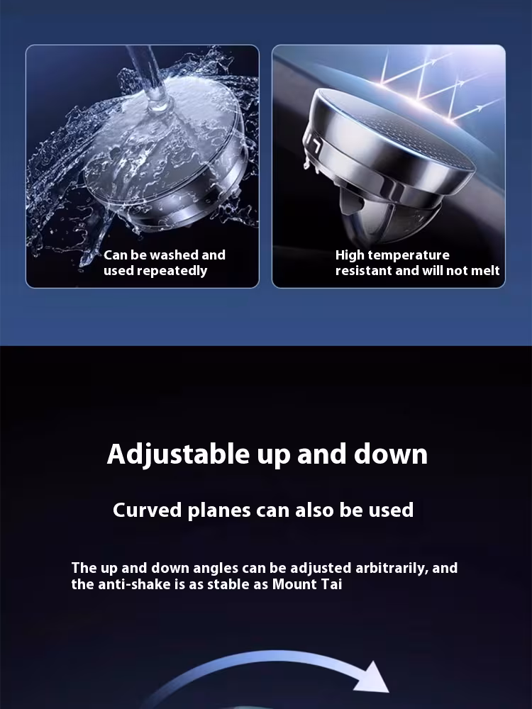 Automobile Instrument Panel 360 Degree Rotatable Non-slip Mobile Phone Holder
