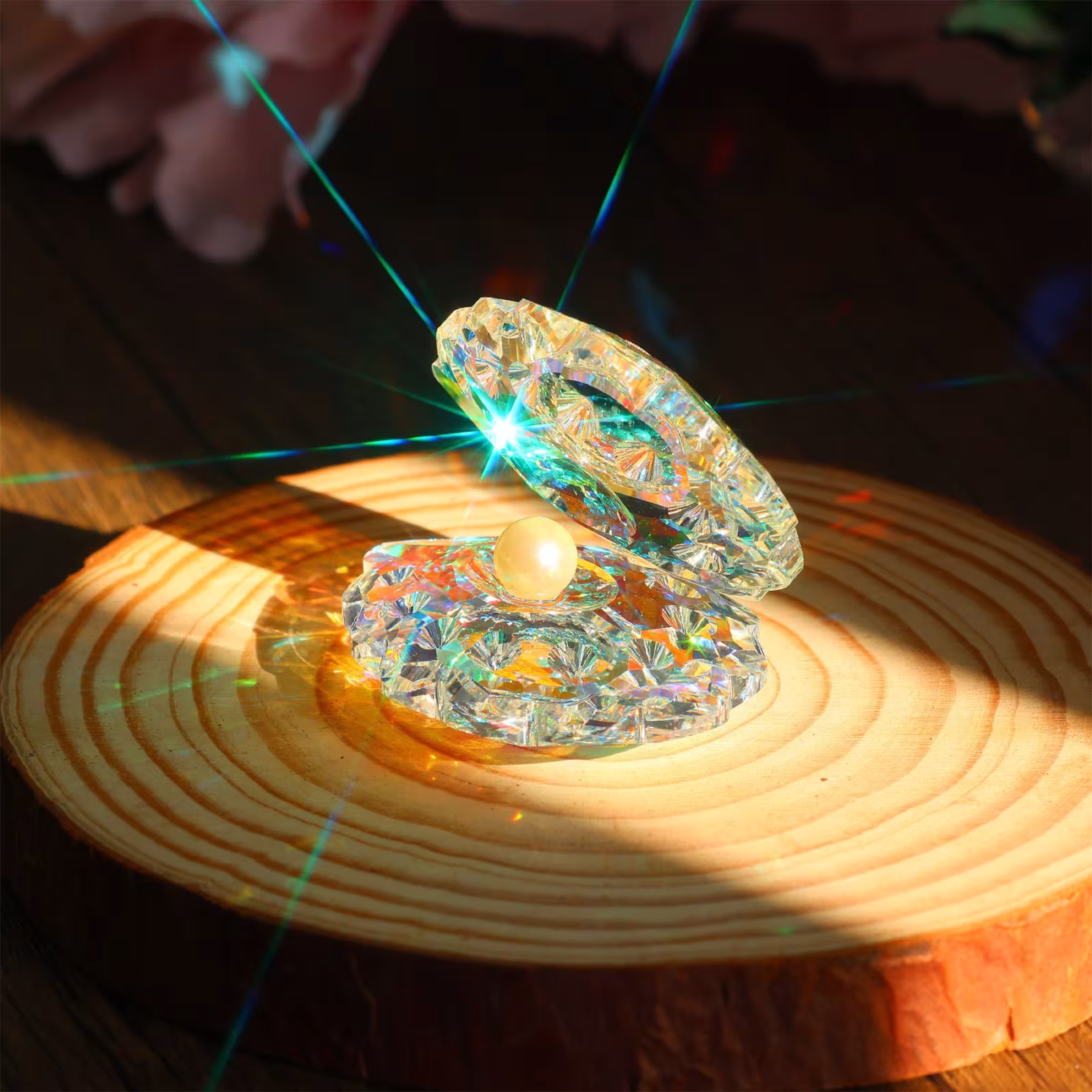 Crystal Pearl Shell Home Decorations