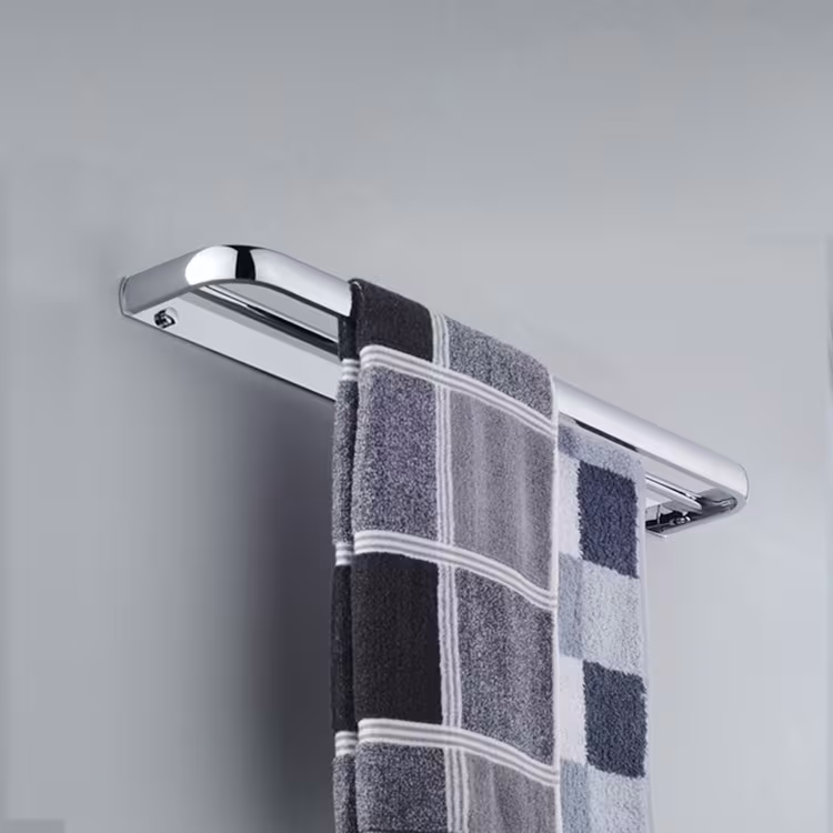 Stainless Steel Hooks Suit Bath Towel Rack