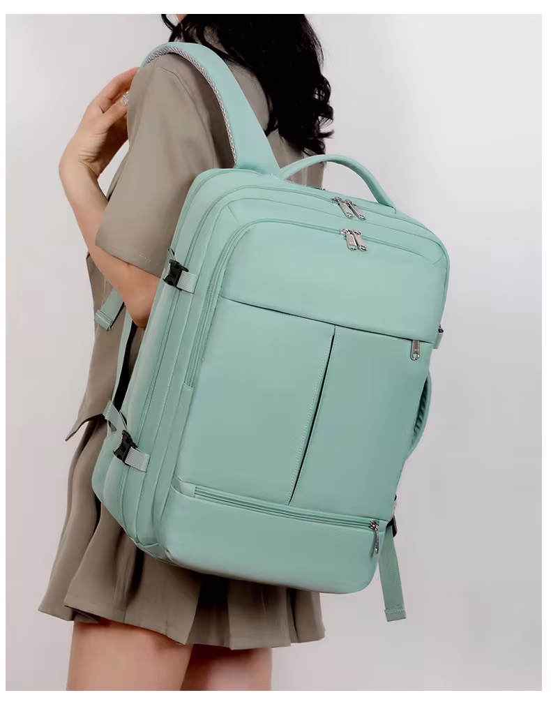 Large Capacity Backpack For Women Men Multiple Pockets And Zippers Versatile Computer Bags Business Travel Backpack