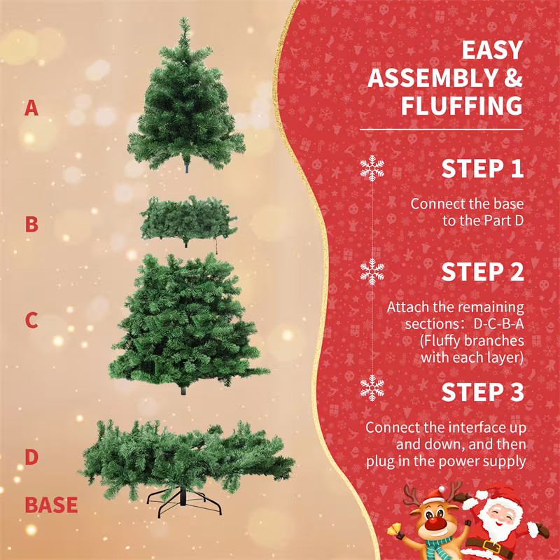 Christmas Tree PVC Artificial Snow Christmas Tree Mall Window Decoration Tree Cedar Christmas Tree Christmas Decoration Supplies