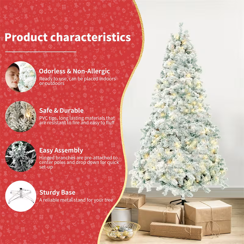 Christmas Tree PVC Artificial Snow Christmas Tree Mall Window Decoration Tree Cedar Christmas Tree Christmas Decoration Supplies