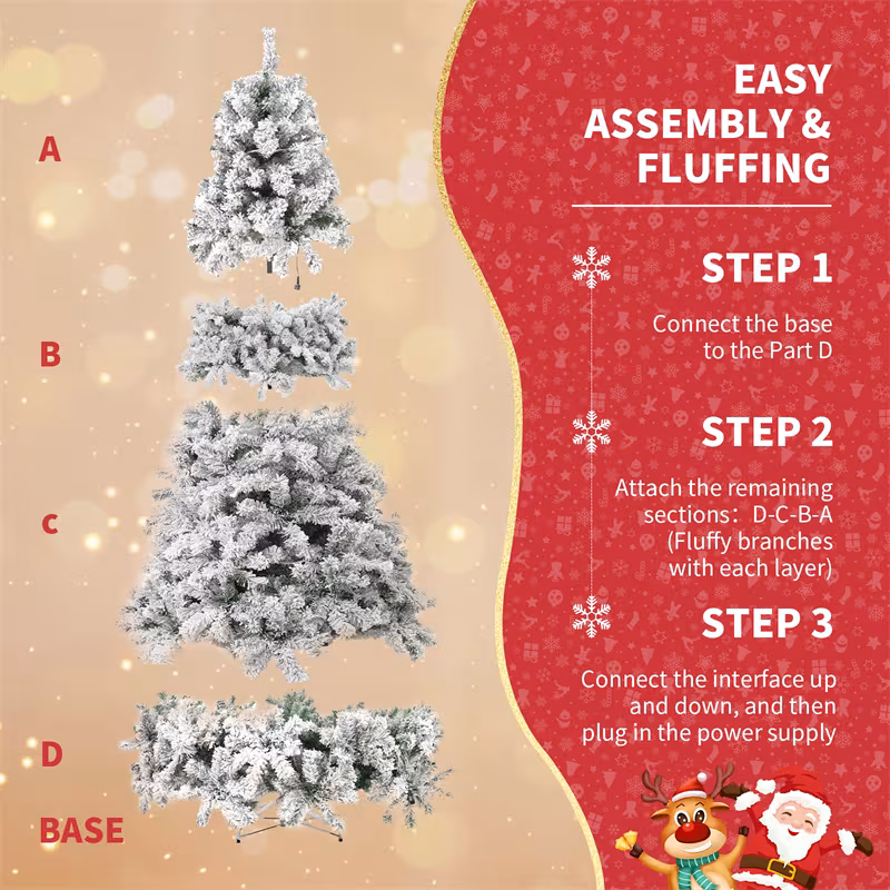 Christmas Tree PVC Artificial Snow Christmas Tree Mall Window Decoration Tree Cedar Christmas Tree Christmas Decoration Supplies