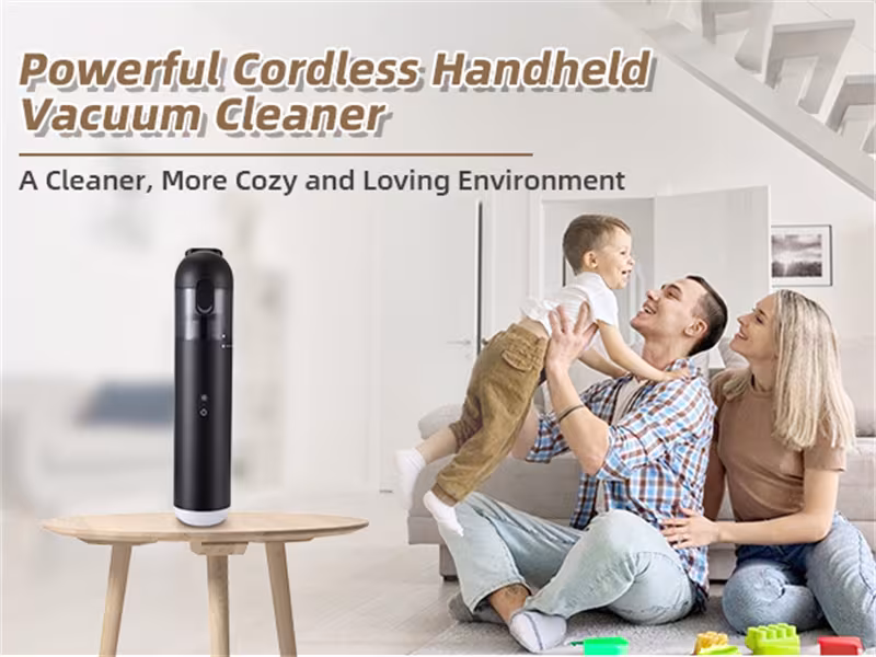 Shell Multifunctional Car Vacuum Cleaner 10kPa Outdoor Suction Blowing And Charging Integrated Car Vacuum Cleaner