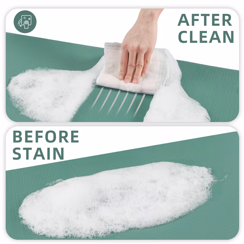 Kitchen Floor Mat Two-piece Set Of Non-slip, Waterproof And Easy To Scrub For Home, Kitchen