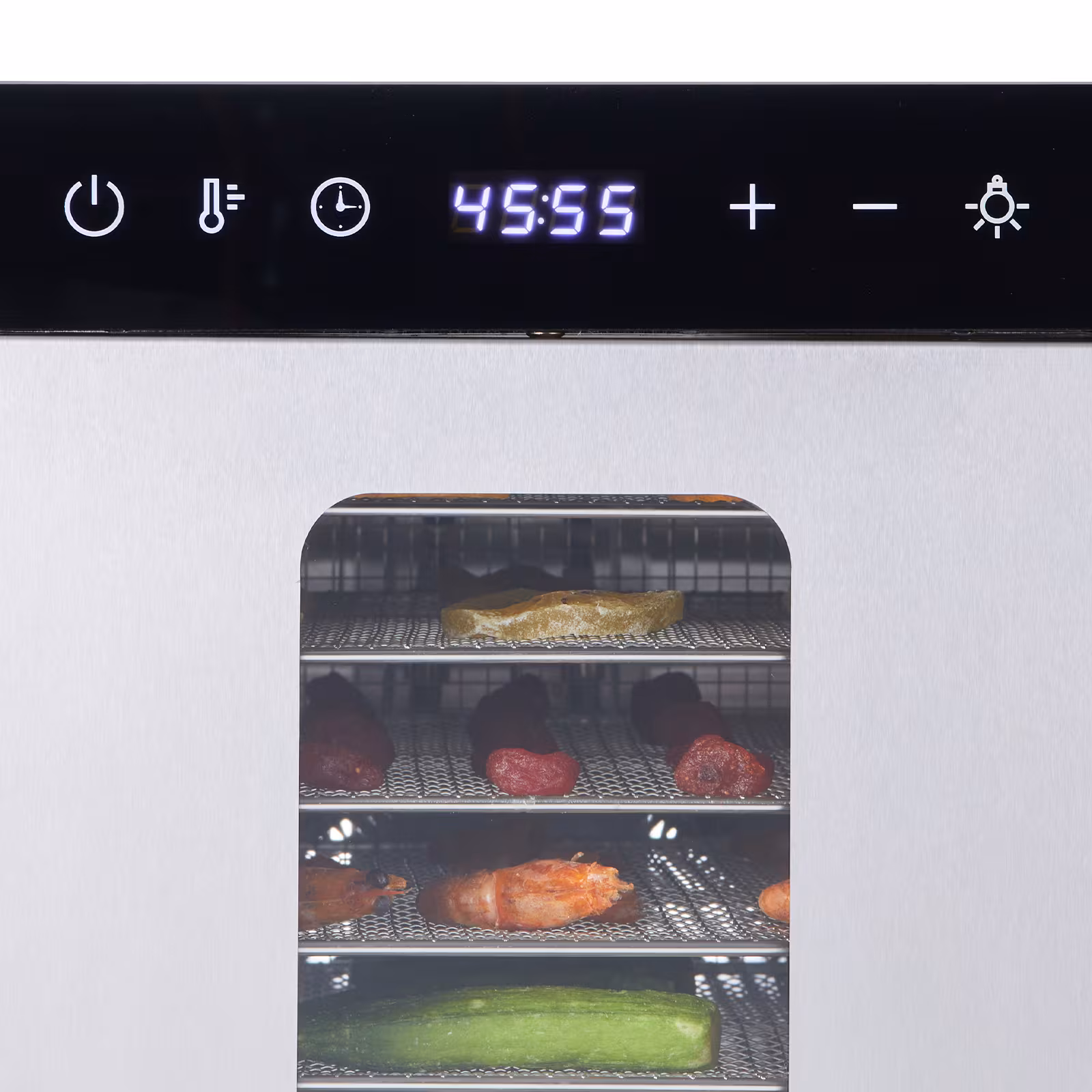 VEVOR Food Dehydrator Machine, 10 Stainless Steel Trays, 1000W Electric Food Dryer With Digital Adjustable Timer & Temperature For Jerky, Herb, Meat, Beef, Fruit, Dog Treats And Vegetables