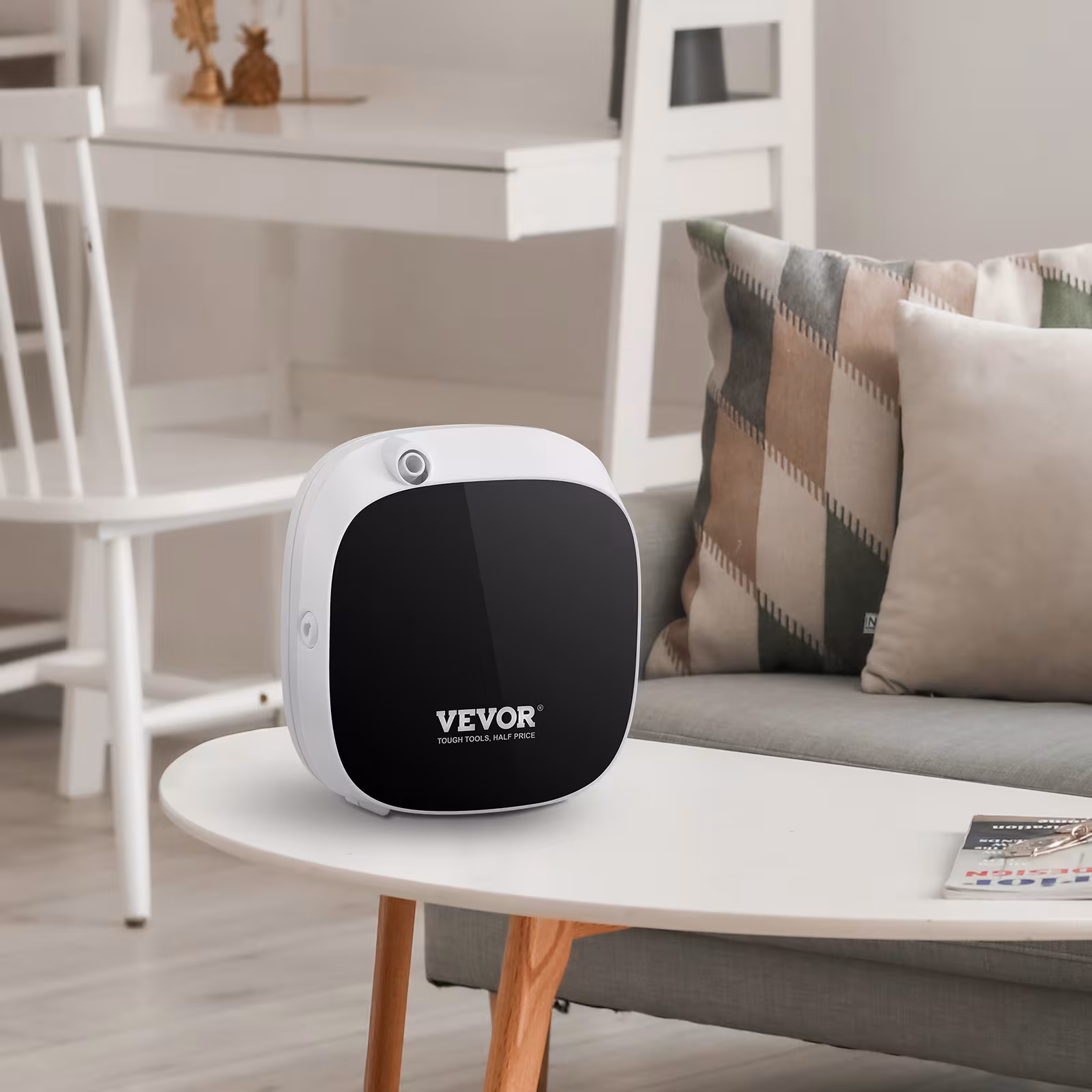 VEVOR Scent Air Machine For Home, With Cold Air Technology, Waterless Smart Essential Oil Diffuser With USB & Battery Powered, Cover Up To .Ft For Living Room, Bath Room, Spa
