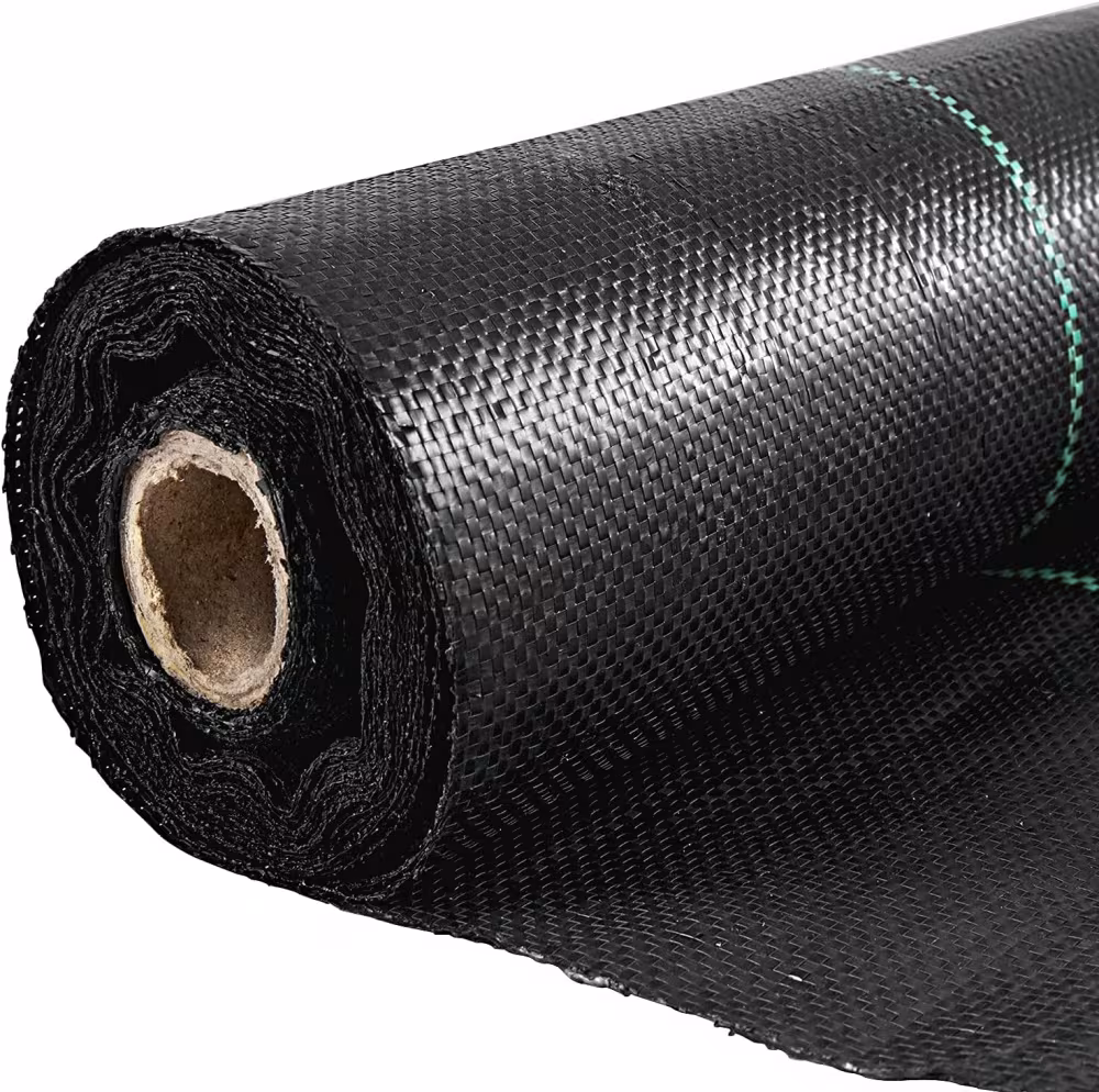 VEVOR 6FTx300FT Premium Weed Barrier Fabric Heavy Duty 3.2OZ, Woven Weed Control Fabric, High Permeability Good For Flower Bed, Geotextile Fabric For Underlayment, Polyethylene Ground Cover