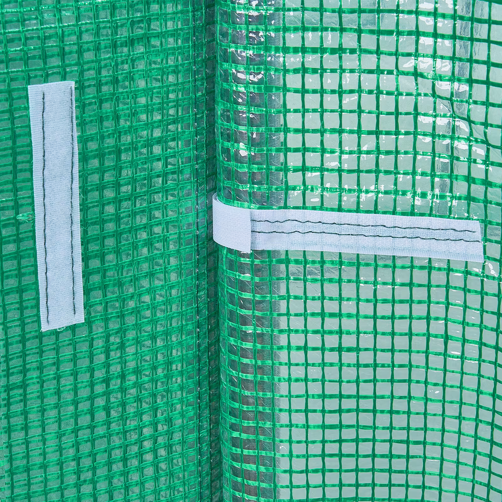 VEVOR Walk-in Tunnel Greenhouse 27.38x9.5x7.38ft Galvanized Frame PE Cover Green