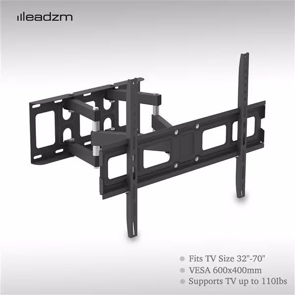 32-70 Inch Double Swing Large Base TV Stand