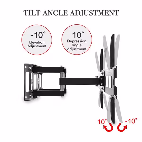 32-70 Inch Double Swing Large Base TV Stand