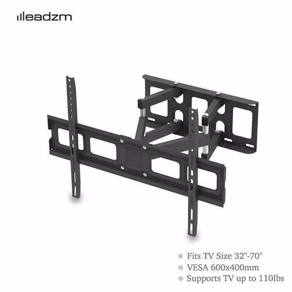 32-70 Inch Double Swing Large Base TV Stand