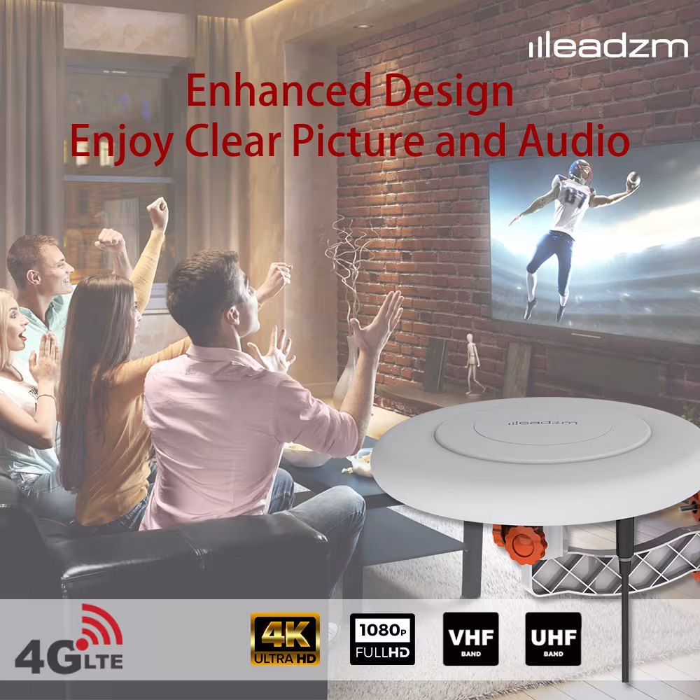 TA-A1 360 Degree Steering TV Antenna UV Dual Band 47-860 MHz 15-18dB HD Outdoor, Forbidden Platform - Walmart, Amazon