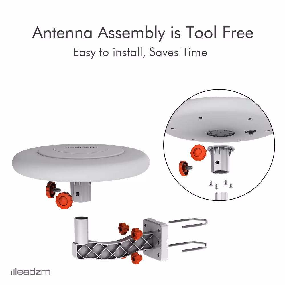 TA-A1 360 Degree Steering TV Antenna UV Dual Band 47-860 MHz 15-18dB HD Outdoor, Forbidden Platform - Walmart, Amazon