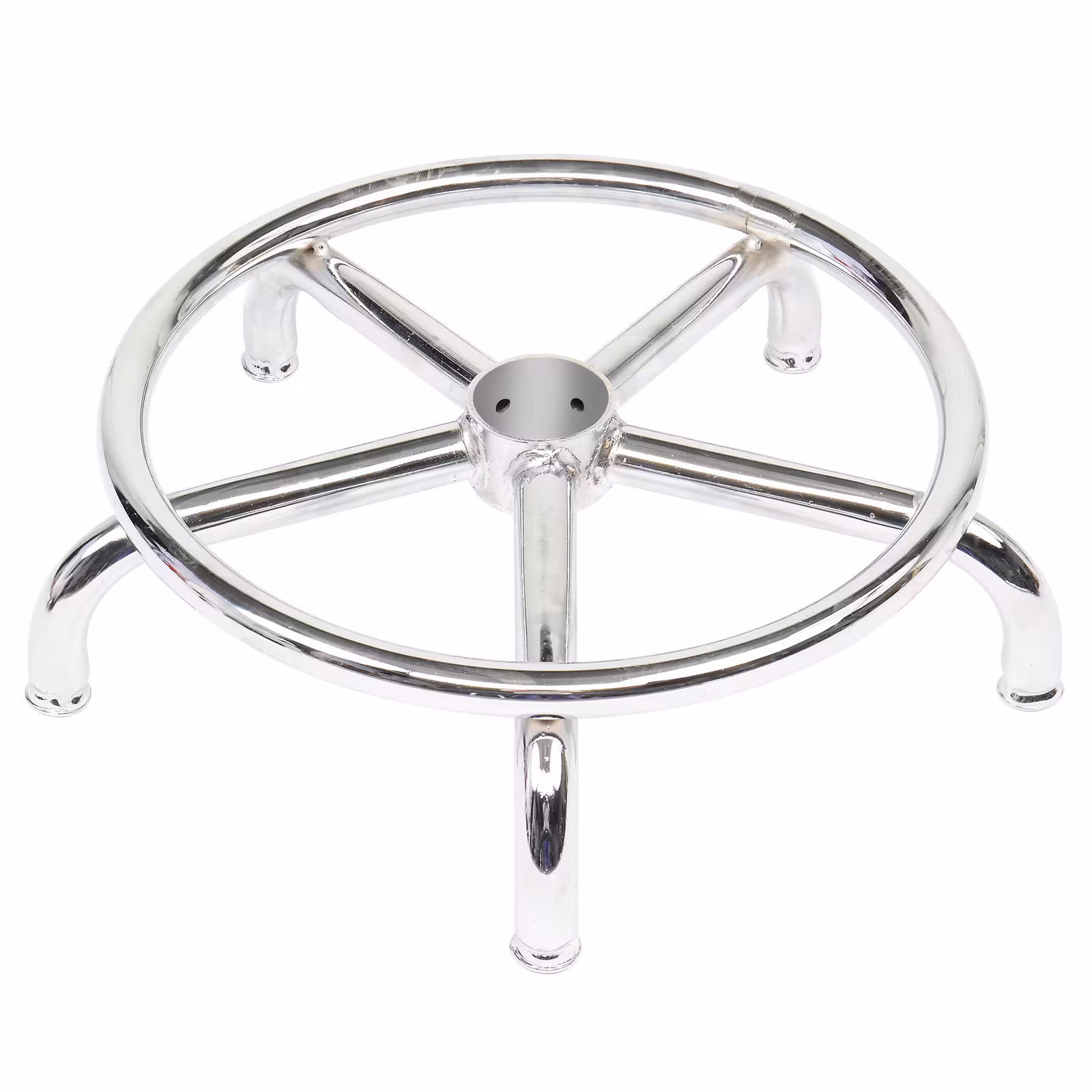 Semi-PU Leather SGS Certified Air Bar Shaped Cotton 8cm Thickness Nylon Wheel 150kg Black Technician Stool Round Cushion
