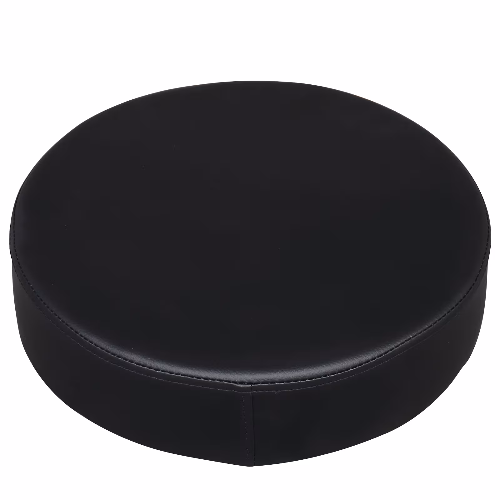 Semi-PU Leather SGS Certified Air Bar Shaped Cotton 8cm Thickness Nylon Wheel 150kg Black Technician Stool Round Cushion