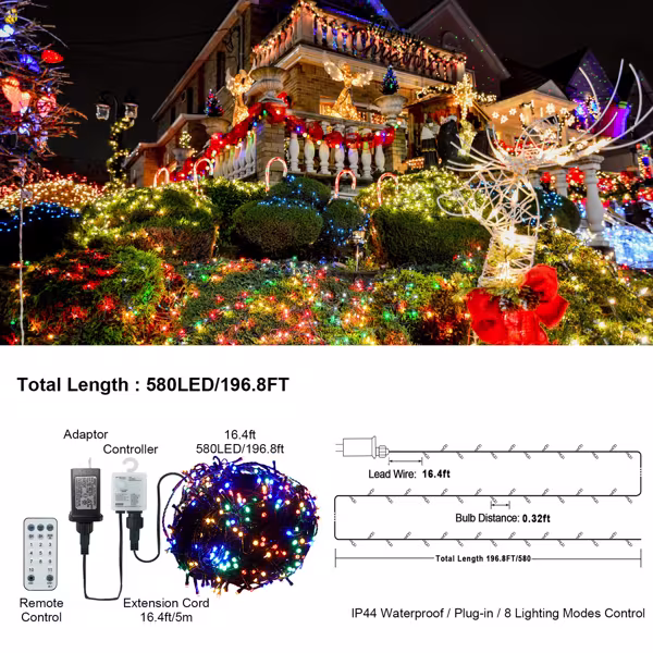 Conventional Light String Color-M-60-meter 580 Light