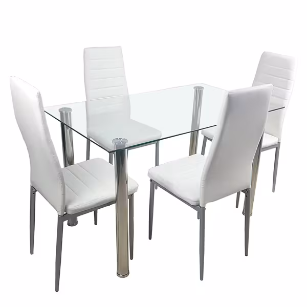 4 PU Leather Dining Chairs