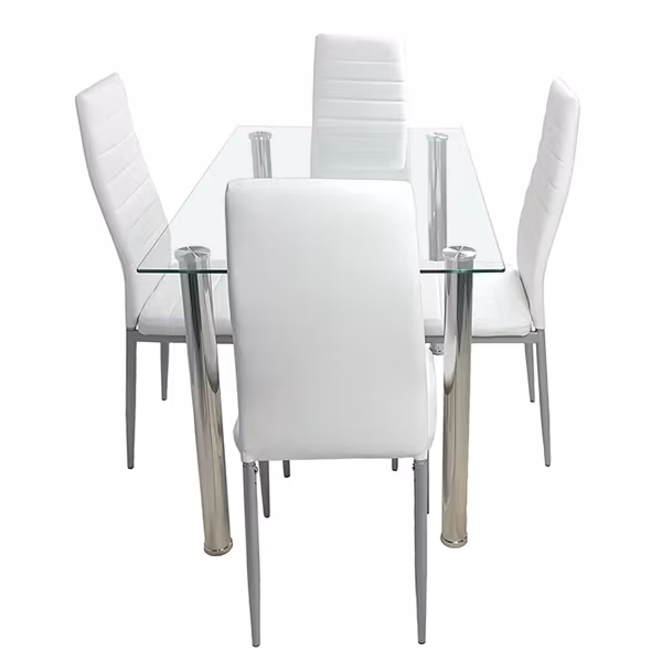 4 PU Leather Dining Chairs