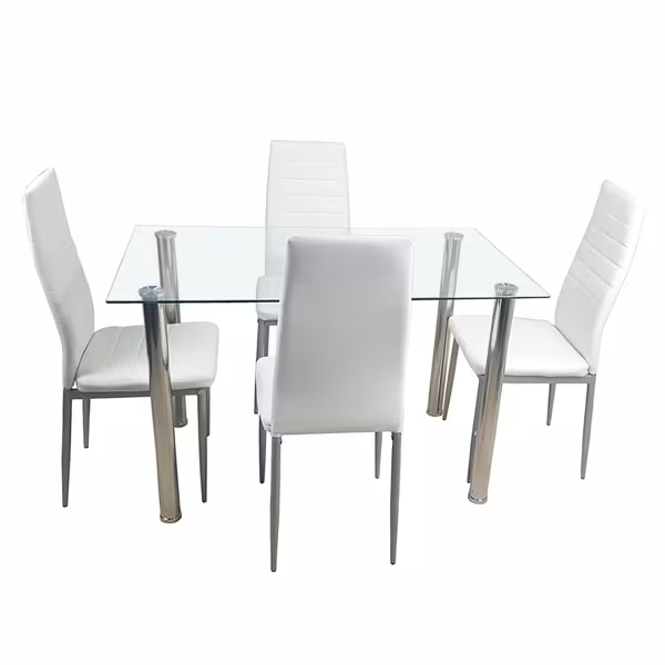 4 PU Leather Dining Chairs
