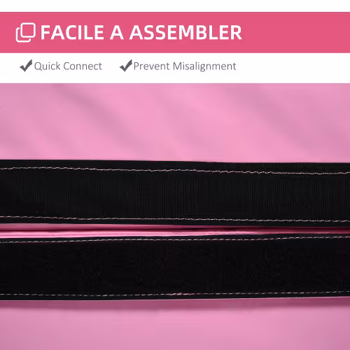 Soozier Pole Dance Mat, 2T X 5W Folding Pole Dance Mat For Home, Lightweight And Foldable, Pink