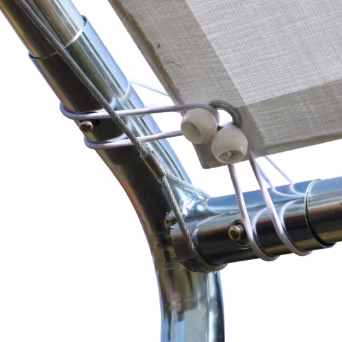 Outsunny 10x20 Carport Heavy Duty Galvanized Car Canopy With Included Anchor Kit, 3 Reinforced Steel Cables, White