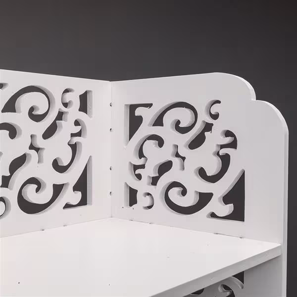 WPC - 5 Layers Carved Shoe Rack - A - 42X24X80cm