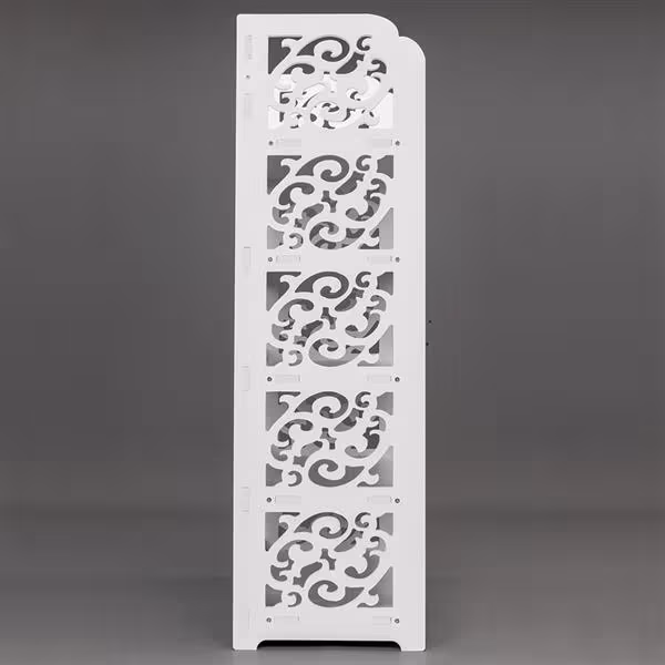 WPC - 5 Layers Carved Shoe Rack - A - 42X24X80cm