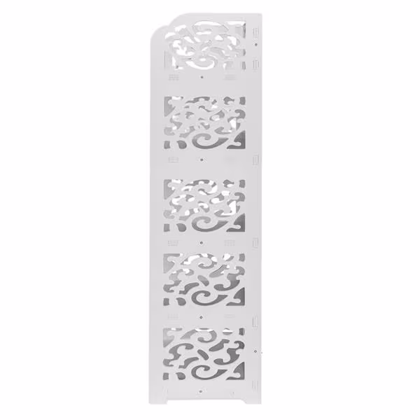 WPC - 5 Layers Carved Shoe Rack - A - 42X24X80cm