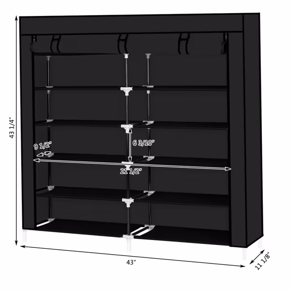 7-layer 14-cell Non-woven Shoe Cabinet