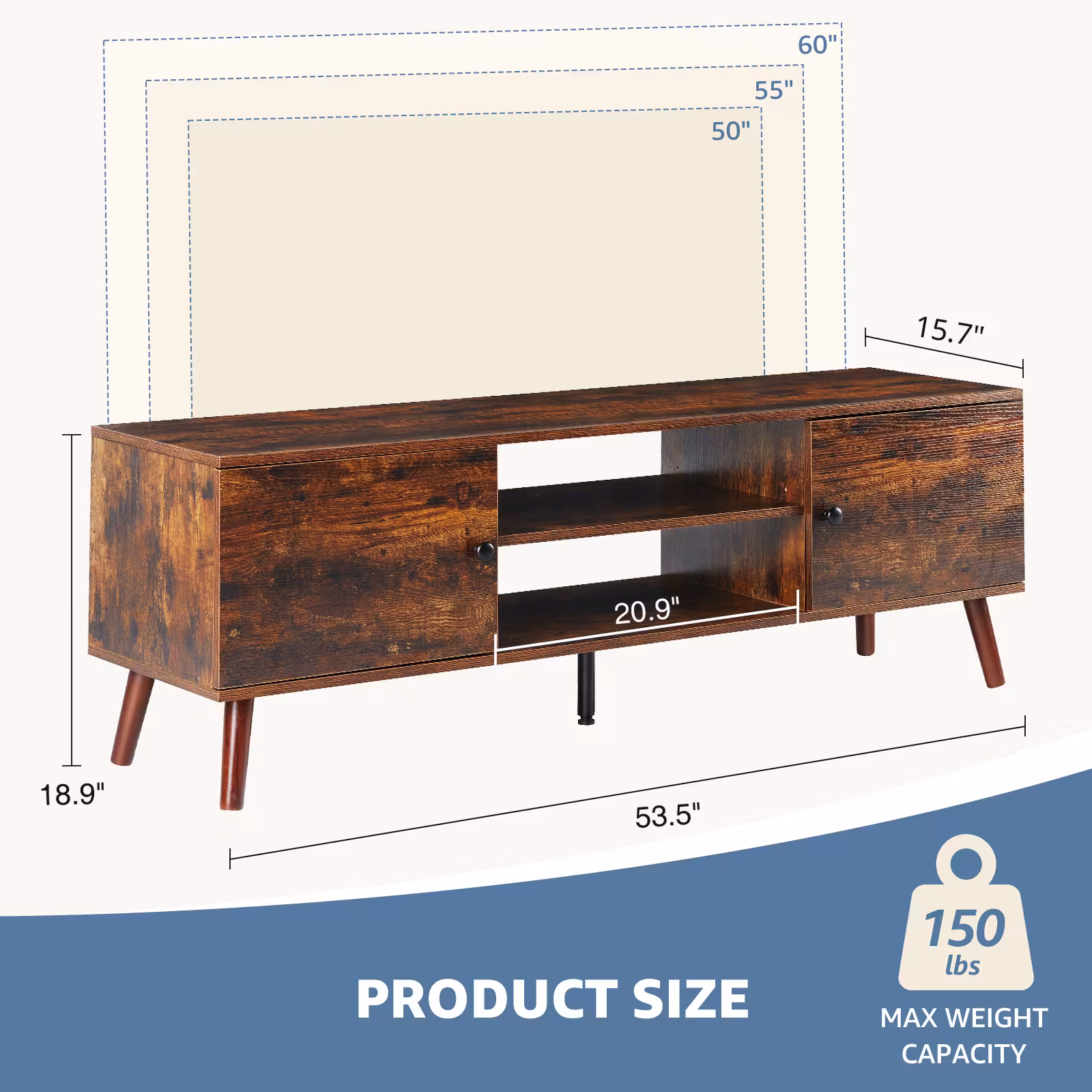 Panel TV Cabinet Can Store Black Cabinets, Suitable For Home Living Room Office TV Cabinet