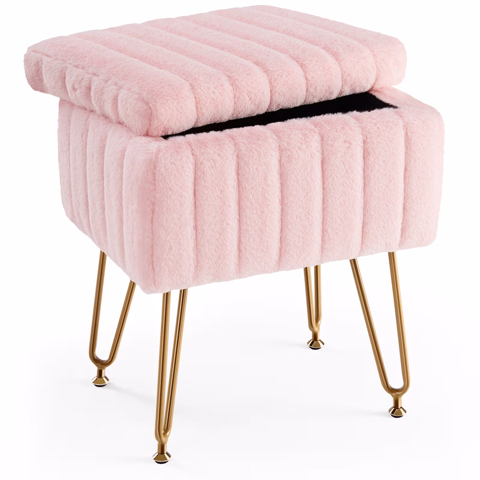 Dressing Stool And Chair With Storage Space