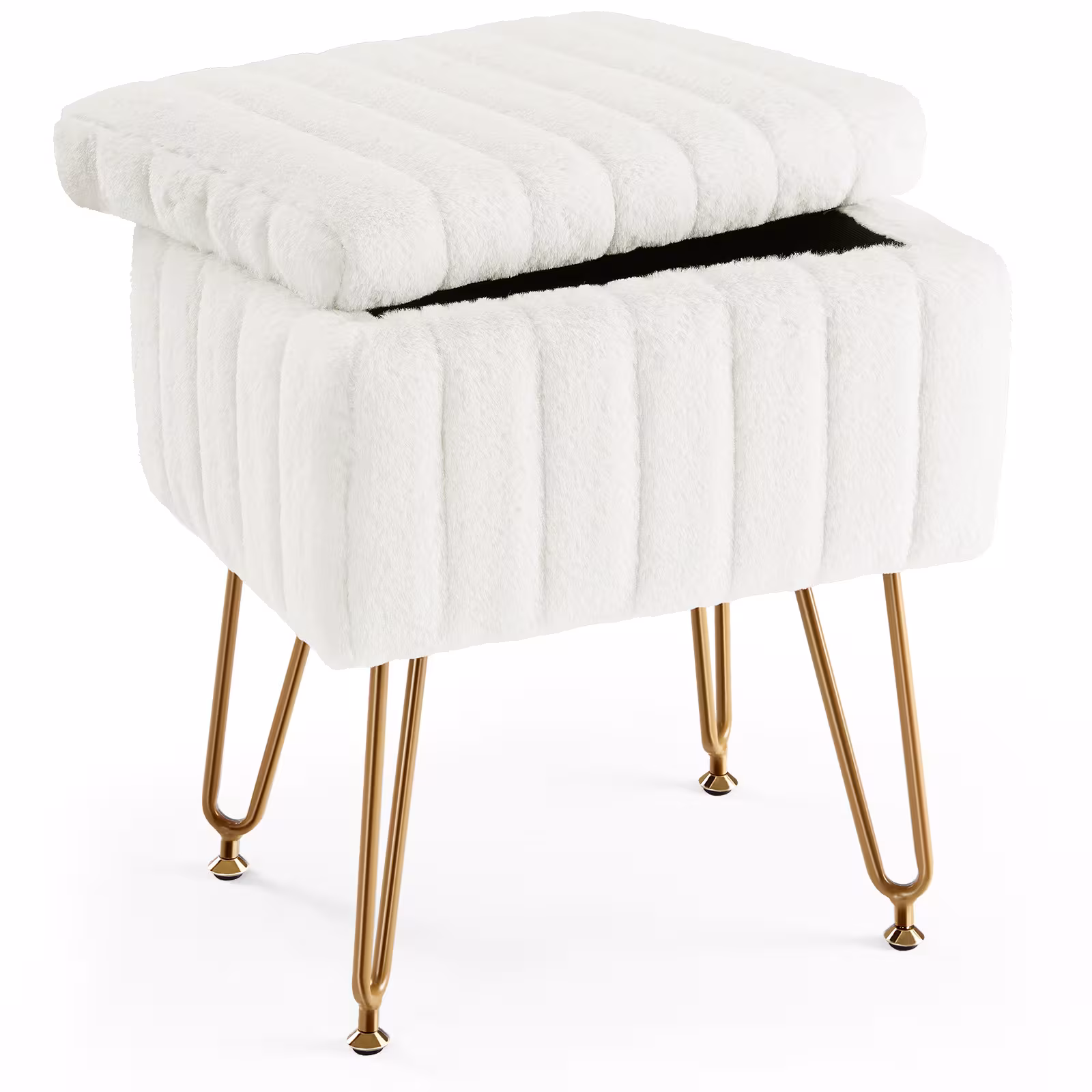 Dressing Stool And Chair With Storage Space