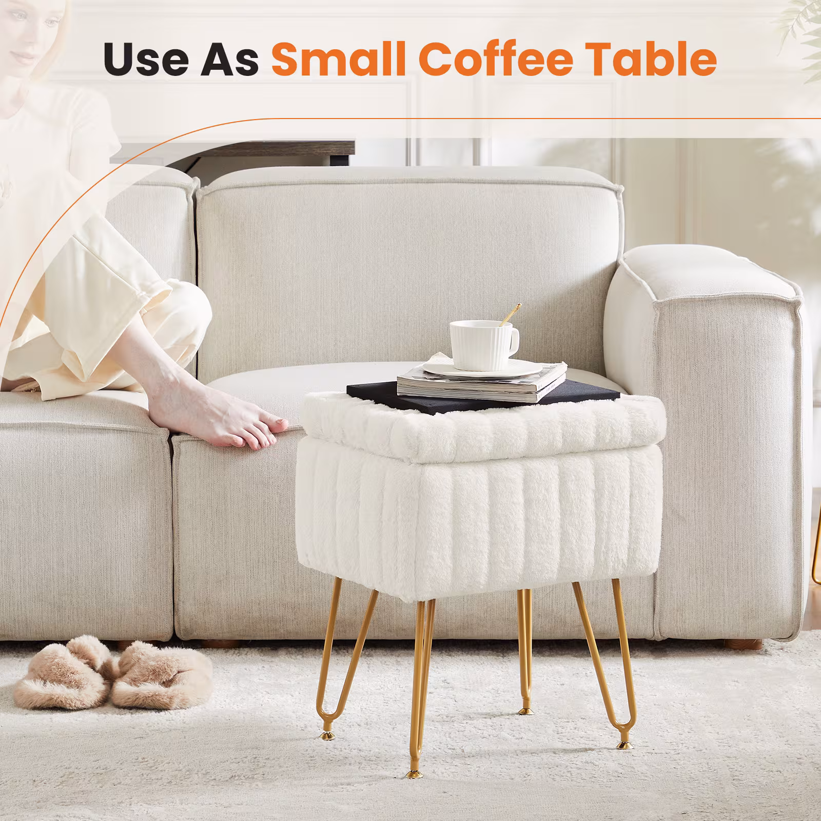 Dressing Stool And Chair With Storage Space