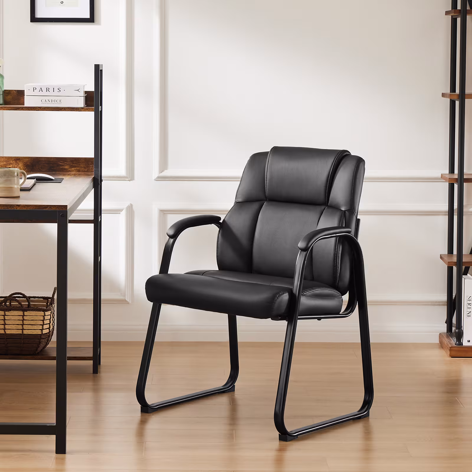 Elderly Chair With Padded Armrest