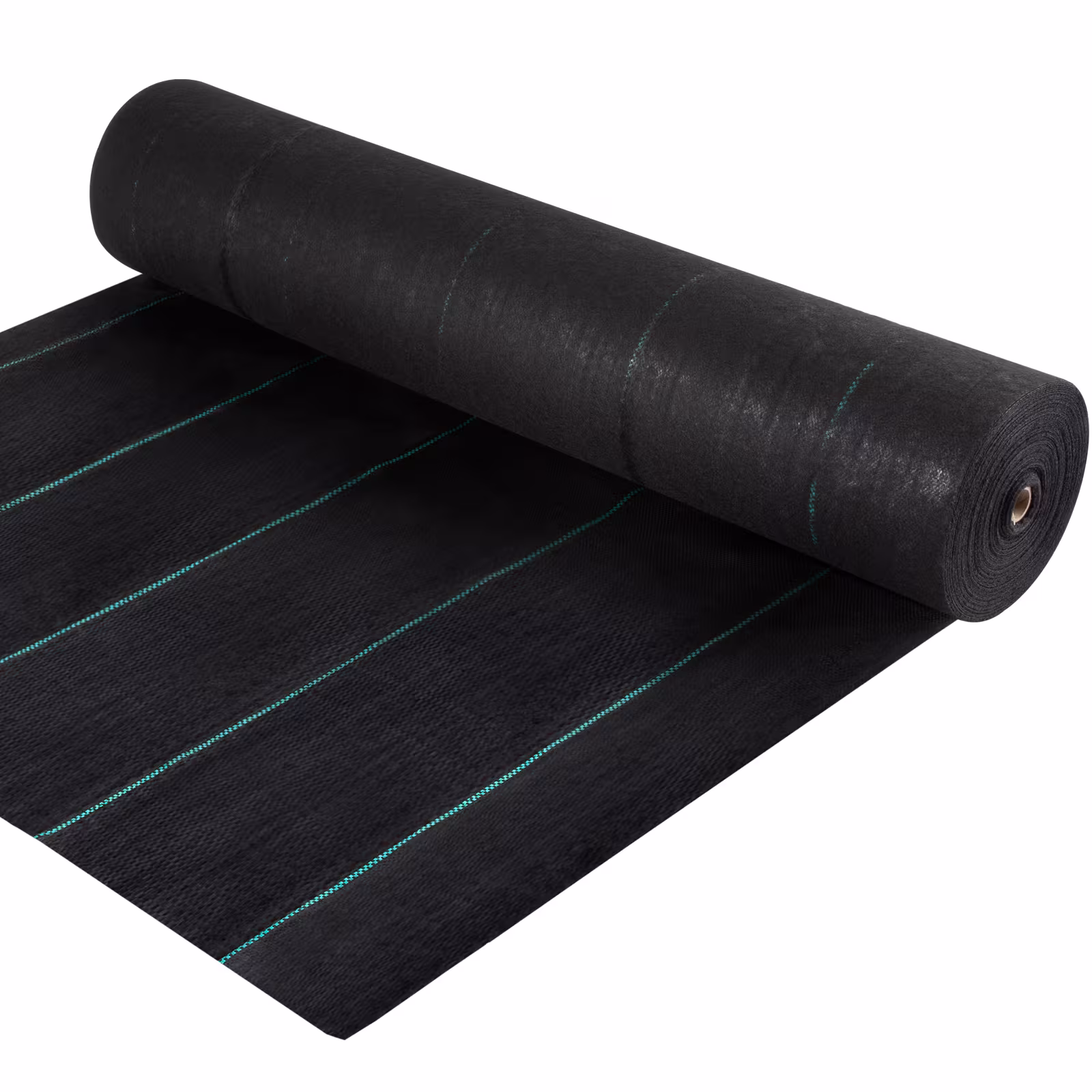 VEVOR Weed Barrier, 5.8oz Landscape Fabric, 4ft X 300ft Cover Mat Heavy Duty Woven Grass Control Geotextile For Garden, Patio, Black