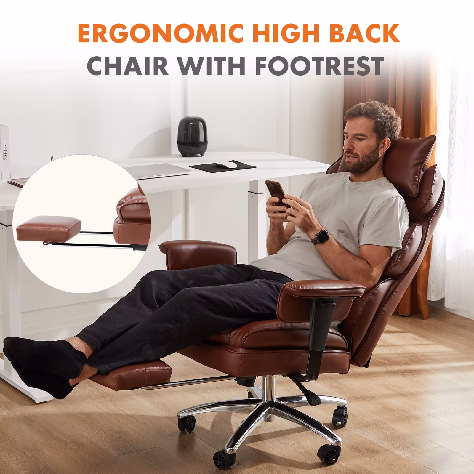 Administrative Home Office Desk And Chair