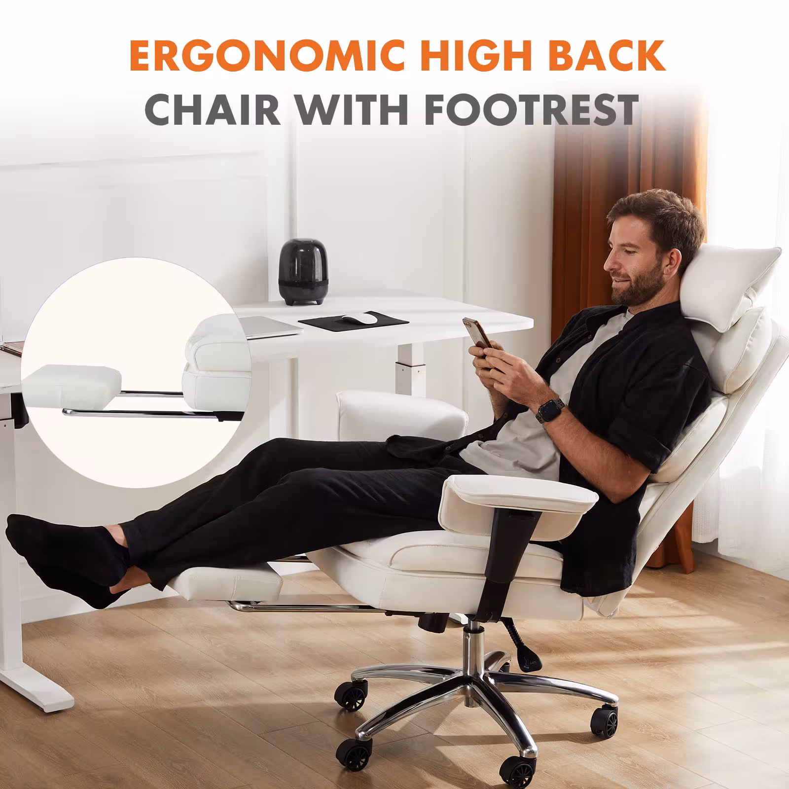 Administrative Home Office Desk And Chair