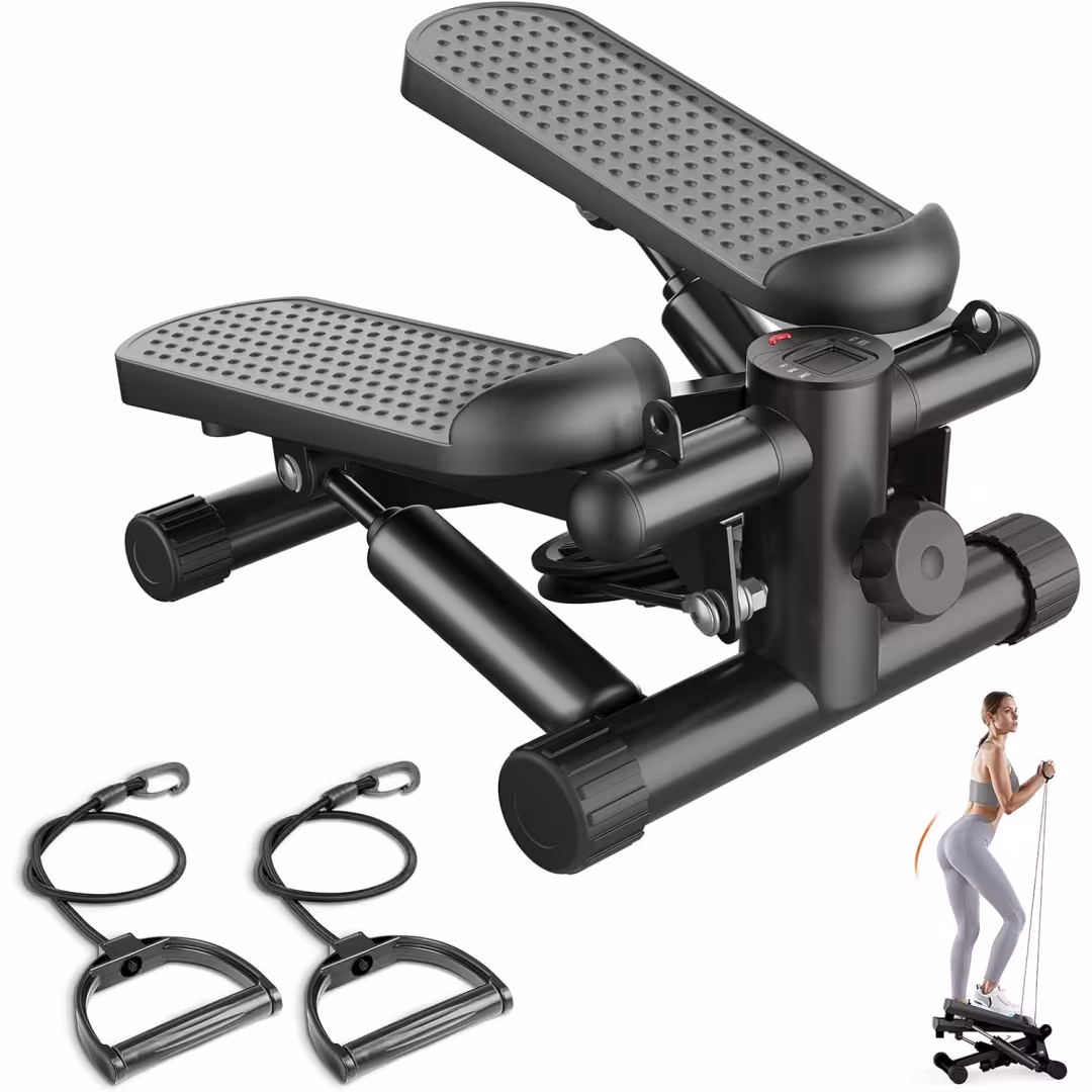 Mini Stepper With Resistance Band