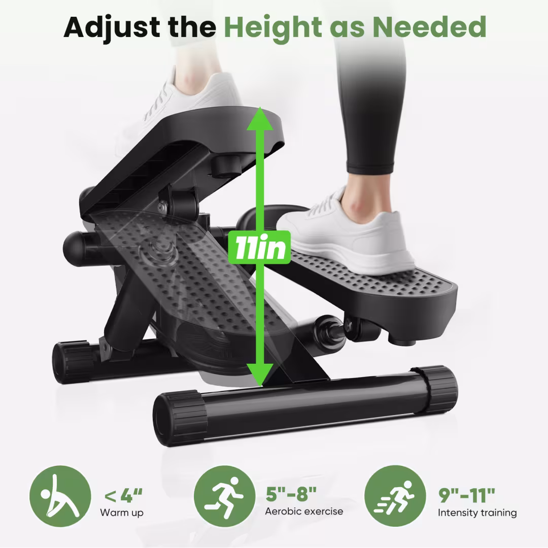 Mini Stepper With Resistance Band