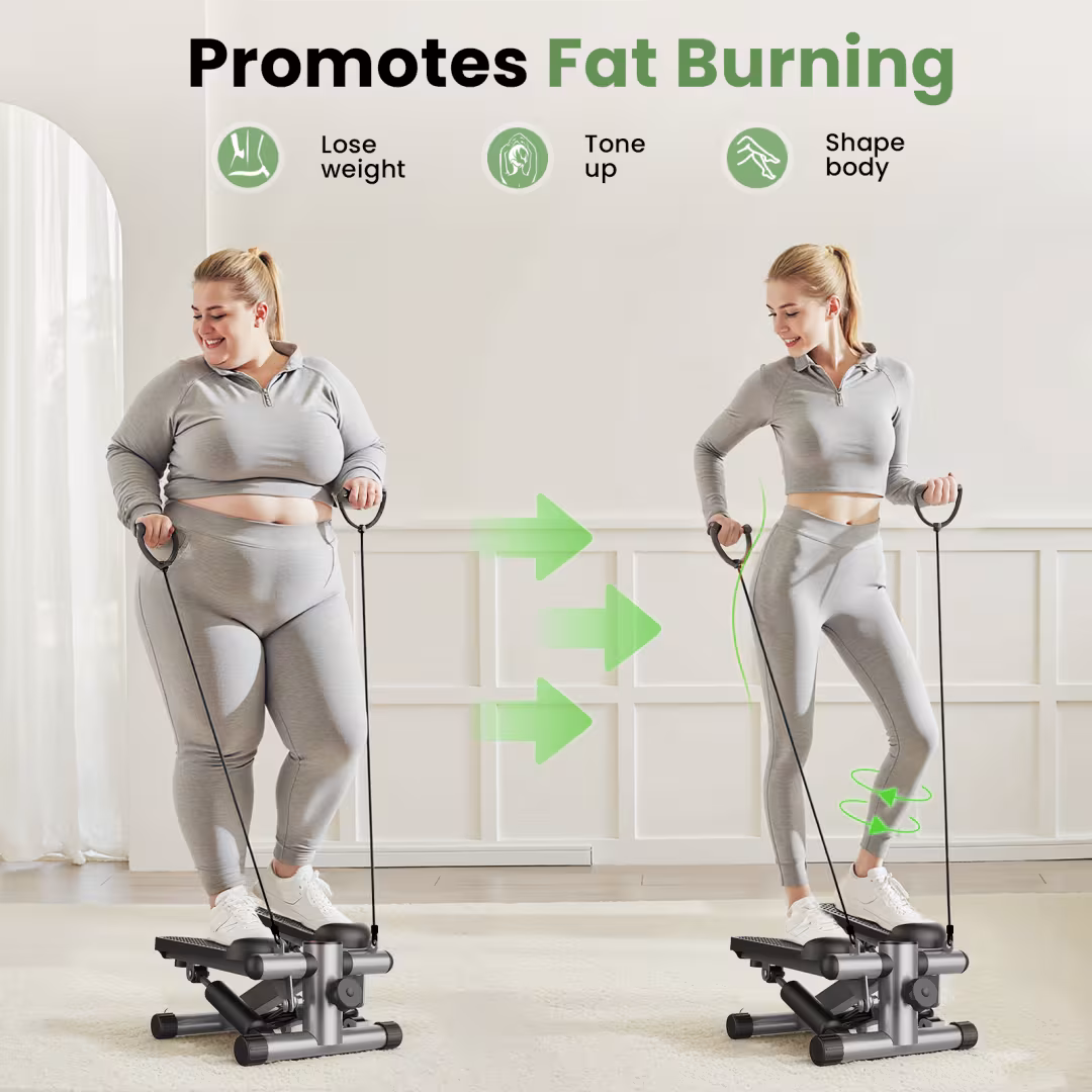 Mini Stepper With Resistance Band