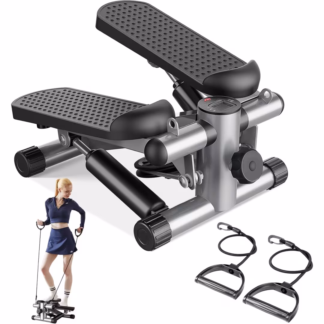 Mini Stepper With Resistance Band