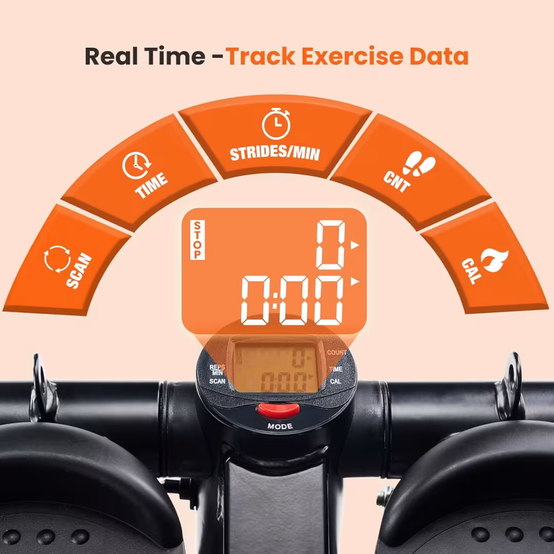 Mini Stepper With Resistance Band