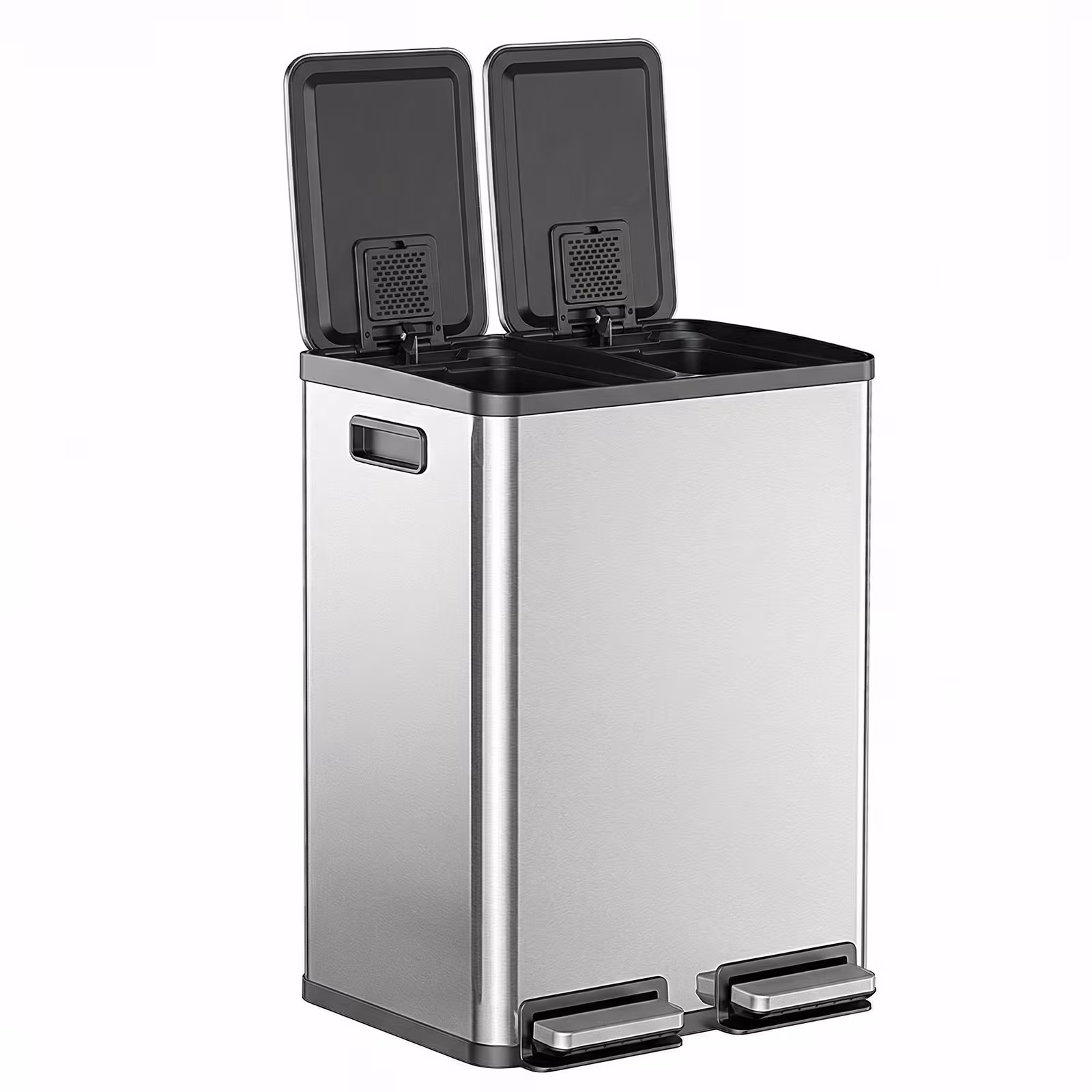 60 Liter Stainless Steel Trash Can