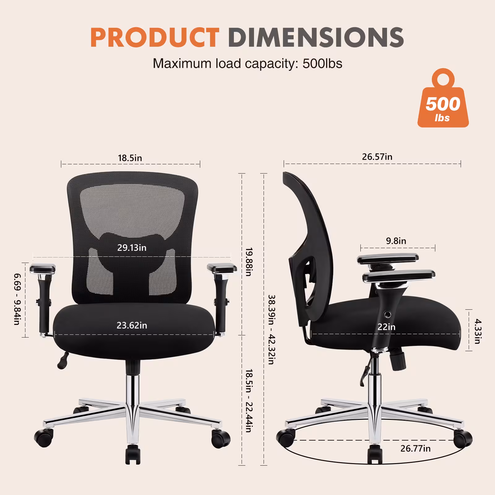 A Large And Tall Office Chair