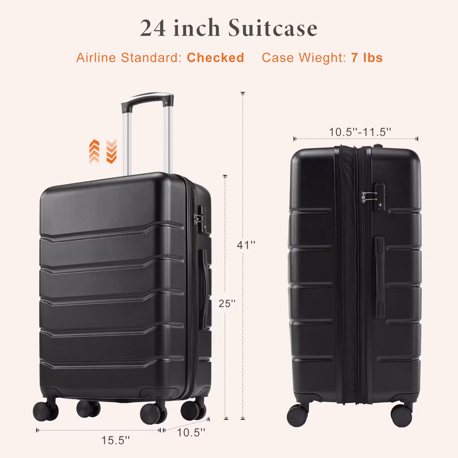 20-28 Inch Luggage Compartment