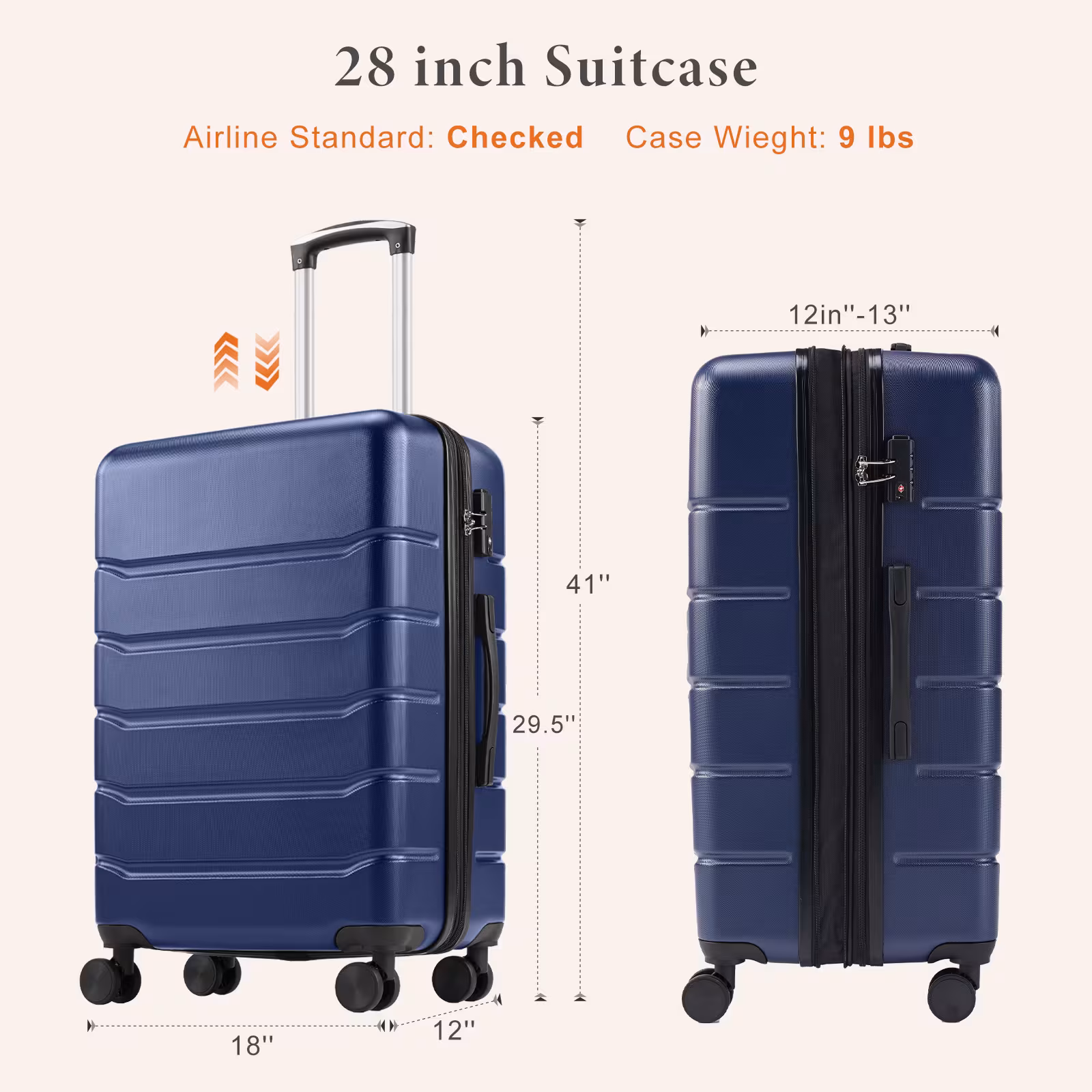 20-28 Inch Luggage Compartment