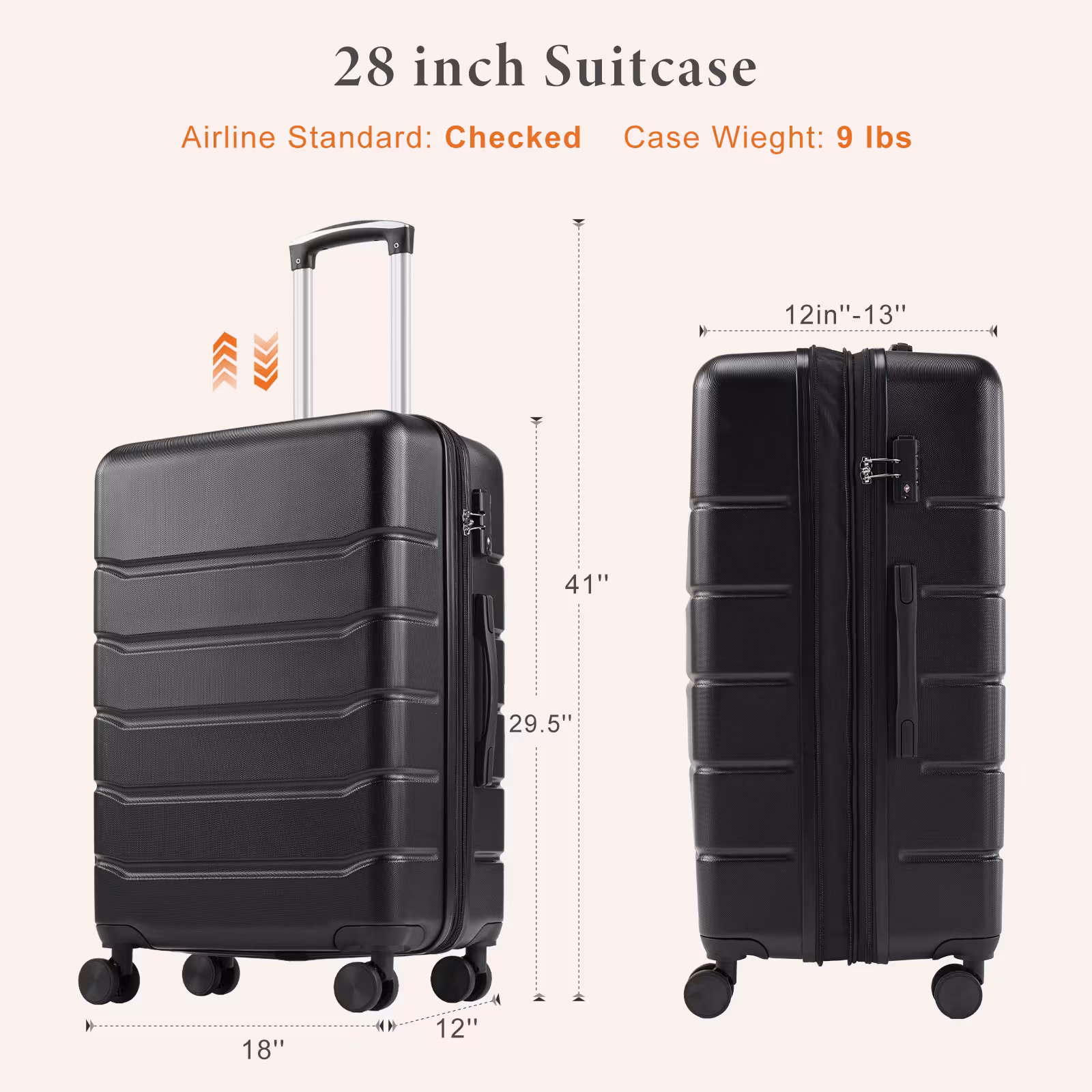 20-28 Inch Luggage Compartment