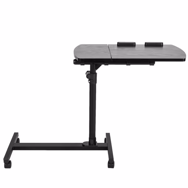 Four Wheel All Black Household Multifunctional Lifting Computer Desk