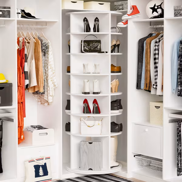 7-story Rotating Shoe Rack